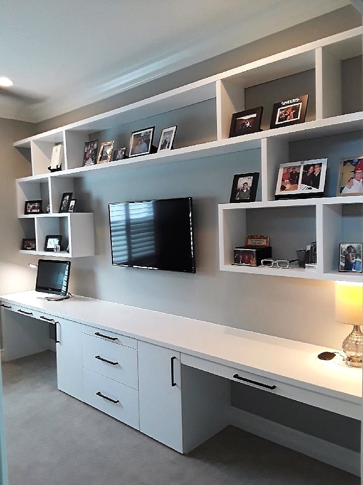 Custom Home Office Cabinetry - Nu Millennium Interiors